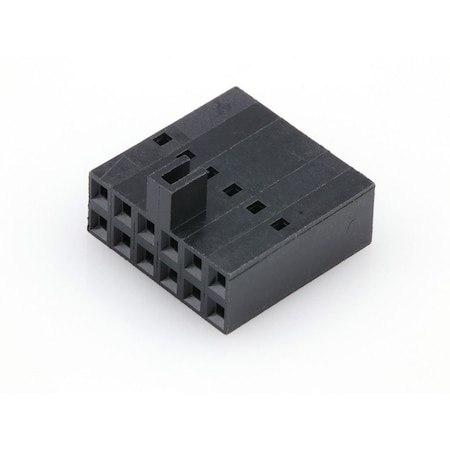Molex Board Connector, 12 Contact(S), 2 Row(S), Female, 0.1 Inch Pitch, Crimp Terminal, Black Insulator 22552122